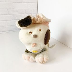 Cabbage Patch Kids Pets Dog Brown Spots Leash 5" Plush Stuffed Vintage 1986
